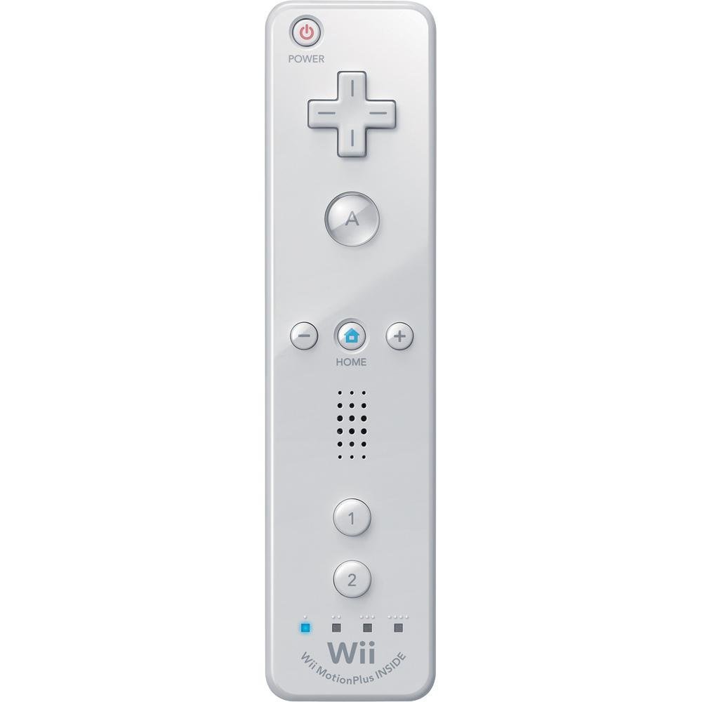 Manette Wiimote Plus blanche – Manette Wii blanche Nintendo + Wii Motion  Plus intégré